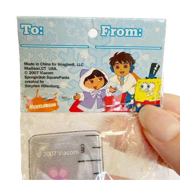 Dora the Explorer Toy Lot Figure Doll Pendant Bracelet Ruler Hair Brush Pink Fun - Picture 12 of 16